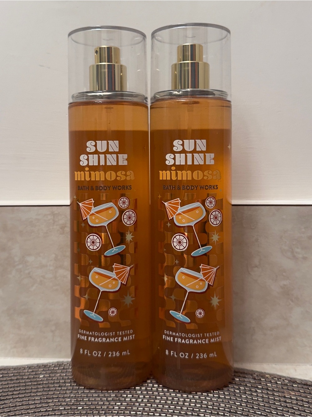 NWT BBW Sunshine Mimosa Fine Fragrance Mist by Bath & Body Works Set